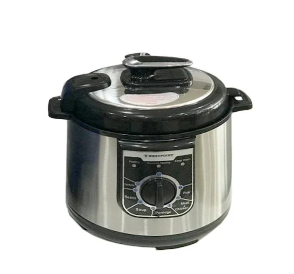 Westpoint Pressure Cooker Tanzania, Electric 6L 1000w (Inox, WPCR-619.I)