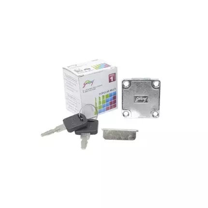 Godrej Furniture Cupboard Lock for Security, Stainless Steel 5300