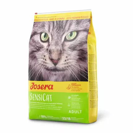 Josera Sensicat Dry Cat Food Super Premium for Cats with Sensitive Digestive System (Pack of 6) (E-EX)