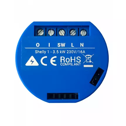 Shelly 1 Relay Switch Wireless WiFi Home Automation