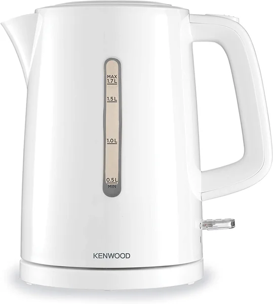 KENWOOD PLASTIC KETTLE TANZANIA, 1.7L Capacity, 2200W Power, WHITE - ZJP00.000WH | jagi la kuchemshia maji