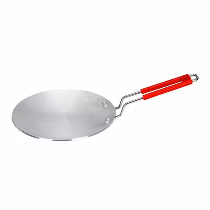 Nadstar8 Aluminium Tawa 10 Inches No10 Crepe Pan, Dosa Pan Pancake Flat Skillet Tawa Griddle 10-Inch With Stay-Cool Handle
