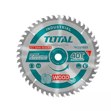Total Circular Saw Blade 9¼" for Wood TAC231625