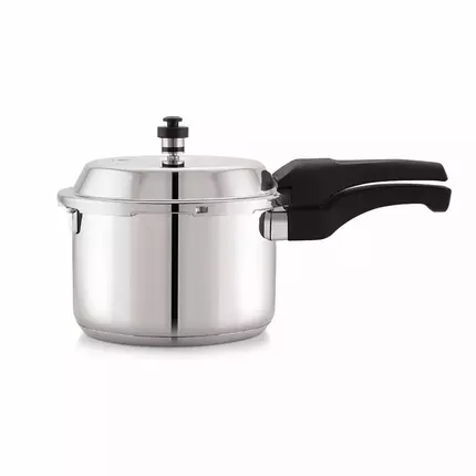 Topaz Pressure Cooker 5.5L Deluxe Aluminium Outer Lid Gas Stove Compatible Ergonomically Designed Handle 0797