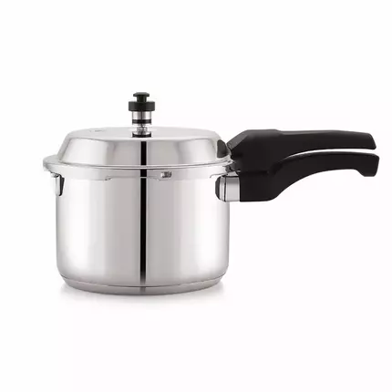 Topaz Pressure Cooker 7.5L Deluxe Aluminium Outer Lid Gas Stove Compatible Ergonomically Designed Handle 0798
