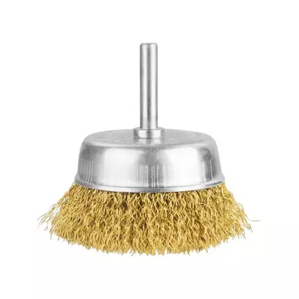 Total WIre Cup Brushes 50mm 2" with Shank 1/4" for Steel, Cast Steel, Soft & Hard Wood TAC33021