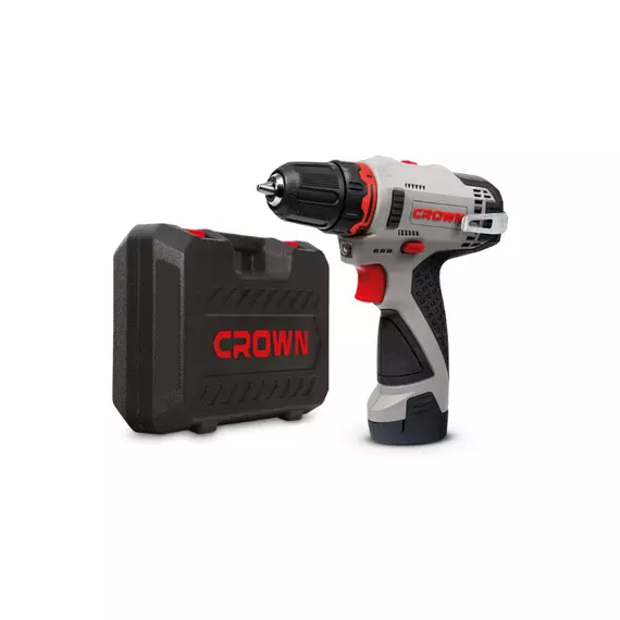 Crown Cordless Screw/Drill Driver 0.8-10mm12V, 2Ah Battery, 19/30Nm Torque CT21072HX-2 BMC