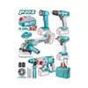 Total 5pcs Industrial Combo Kit, Cordless Lithium-ion 20V TCKLI2019