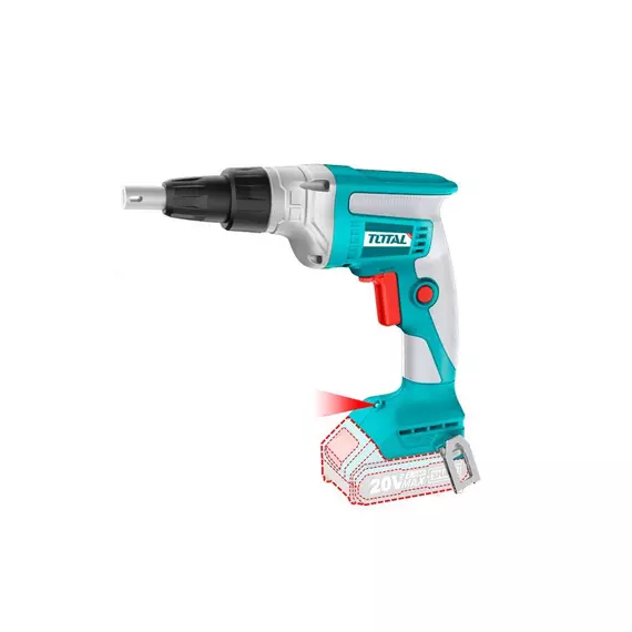 Total Cordless Drywall Screwdriver 20V Lithium-ion with Battery & Charger TDSLI2042006