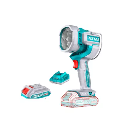 Total Cordless LED Work Lamp 20V with 2.0Ah Lithium-ion Battery & Charger TWLI20881