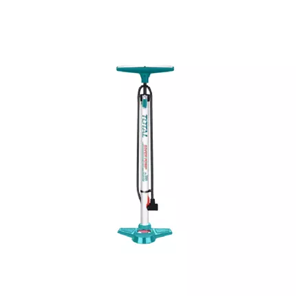 Total Tyre Hand Pump φ32*580mm with Bar & PSI Double Units, Aluminium Tube TMPP3201