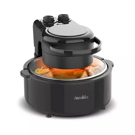 Decakila Air Fryer 5L Transparent Window 1200W Single Coat Non Stick SS304 Heating Element KEEC045B