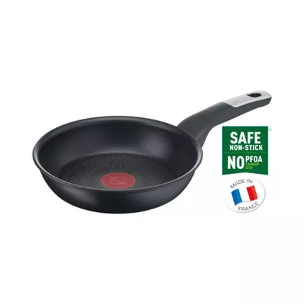 Tefal Unlimited Frypan 28cm Titanium Non Stick Anti Scratch All Hobs Safe Non Stick G6 Unlimited Cast Aluminum G2550602