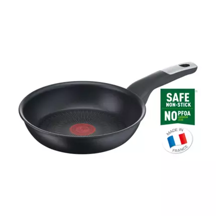 Tefal Unlimited Frypan 30cm Titanium Non Stick Anti Scratch All Hobs Safe Non Stick G6 Unlimited Cast Aluminum G2550702