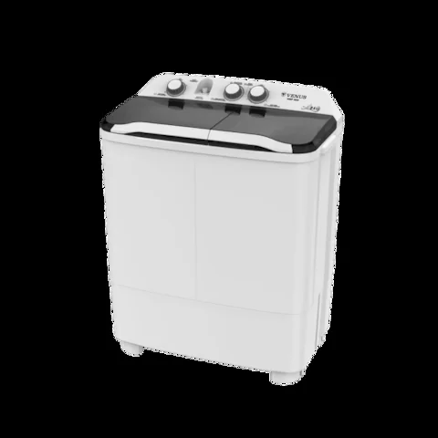 VENUS Semi - Automatic Washing Machine, 8 KG, White - VWP 820