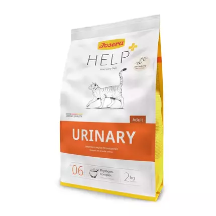 Josera Cat Veterinary Diet Help Urinary Dry Food for Cat 2kg Support for Struvite Stones (Pack of 6) (E-EX)