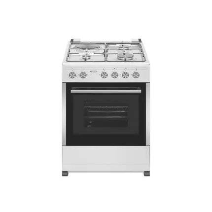 Venus Cooker 55 x 50cm 3 Gas Burners and 1 Hot Plate with Electric Oven Silver VC5531ESD