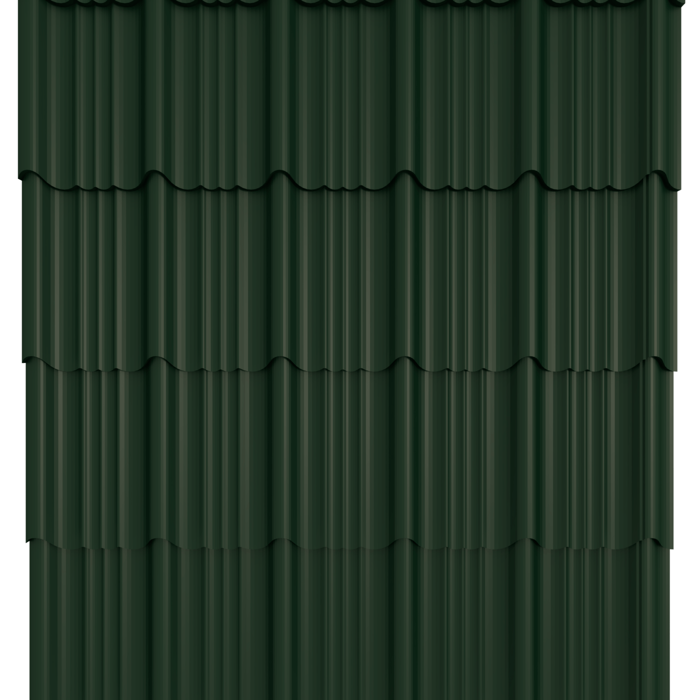 Alaf Versatile 28G Roofing Sheet Dark Green Gloss