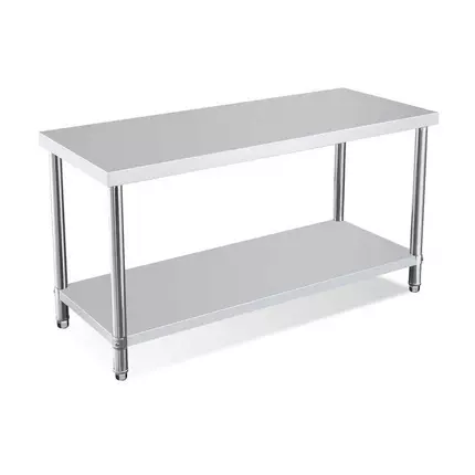 Generic Commercial Working Table 1.5m Stainless Steel