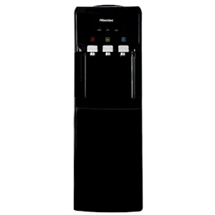 Hisense Top Load Water Dispenser 3.4L with Refrigerator, Cabinet, Hot, Cold & Normal Push Button, Black H96WDTB3S1