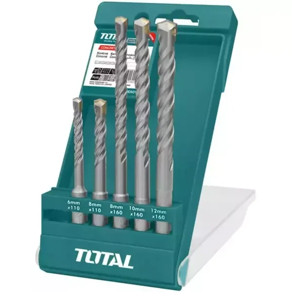 Total Drill Bit Set SDS Plus 5pcs TAC190501