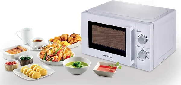 KENWOOD 20L Microwave Oven with 5 Power Levels, Defrost Function, 35 Minutes Timer 700W MWM20.000WH White"Min 1 year manufacturer warranty"