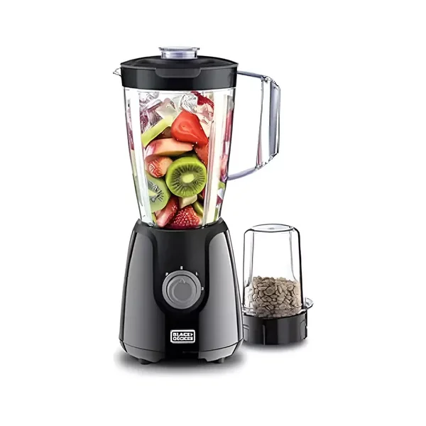 Black & Decker Blender 400W with Grinder & Extra Jar, Multi-Function BX430J-B5