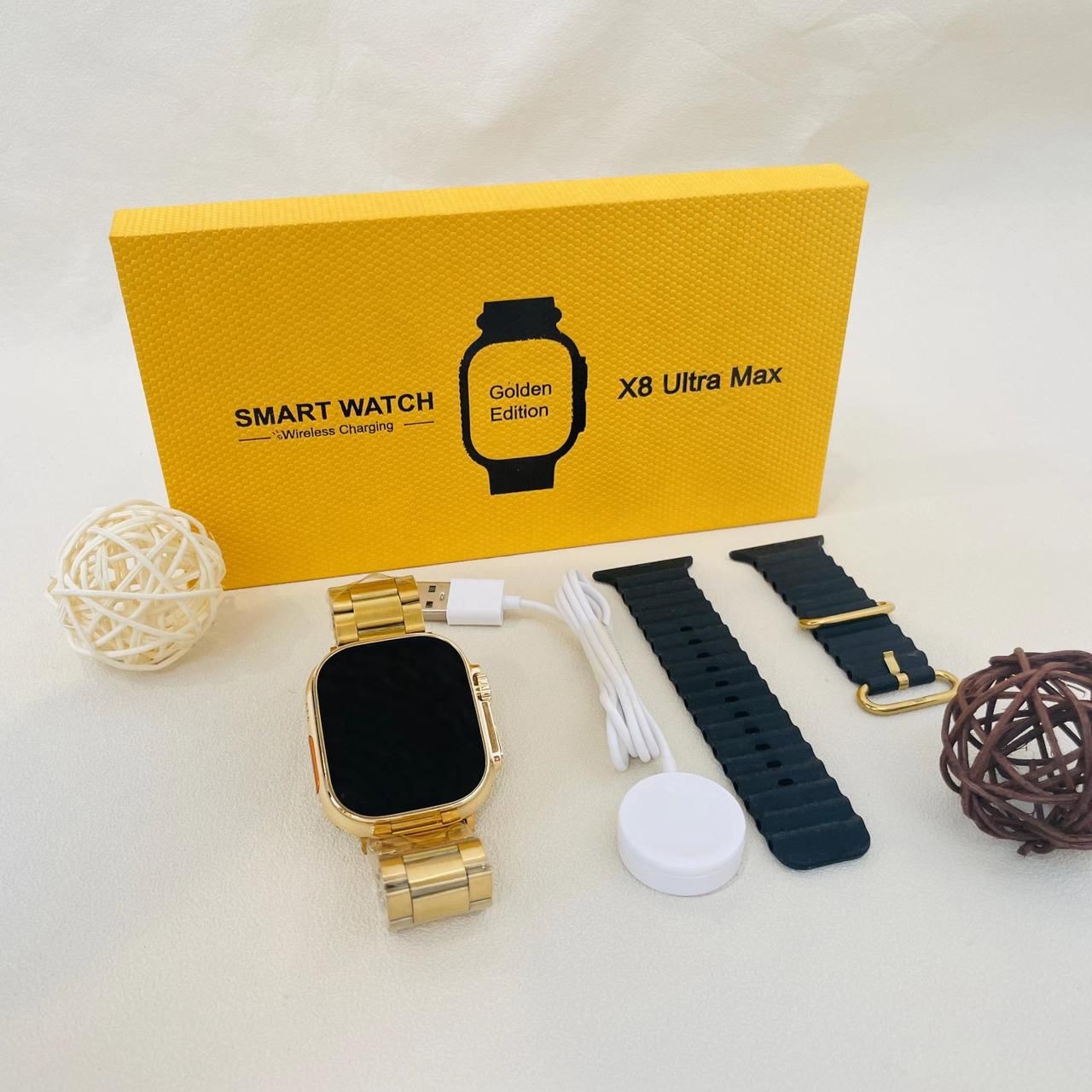 X8 Ultra Max Smart Watch 8 Series 49mm Gold Edition
