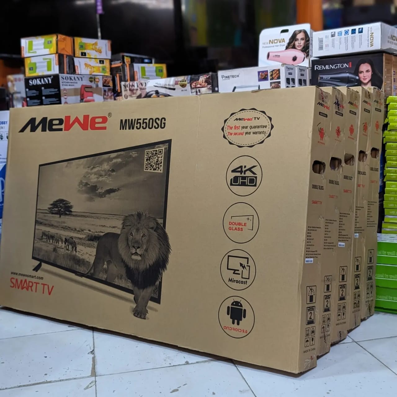 Mewe 55-inch Smart Tv Double